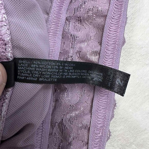 ✨Torrid Curve Mauve Skull & Floral Lace Bralette - Picture 6 of 8